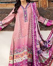 Mushq Sea Pink Raw Silk Suit- Pakistani Designer Chiffon Suit