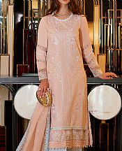 Mushq Peach Lawn Suit- Pakistani Designer Lawn Suits