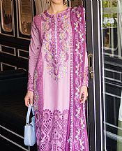 Mushq Opera Mauve Lawn Suit- Pakistani Designer Lawn Suits