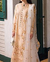 Mushq Peach Puff Lawn Suit- Pakistani Lawn Dress