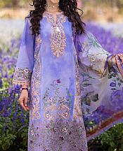 Mushq Chetwode Blue Lawn Suit- Pakistani Designer Lawn Suits