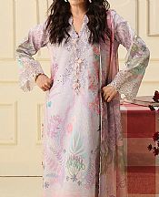 Mushq Lilac Lawn Suit- Pakistani Designer Lawn Suits