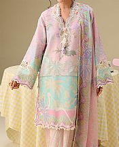 Mushq Pink Lawn Suit- Pakistani Lawn Dress