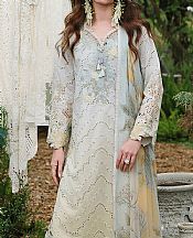 Light Grey Lawn Suit