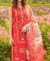 Mushq Solid Pink Lawn Suit- Pakistani Lawn Dress