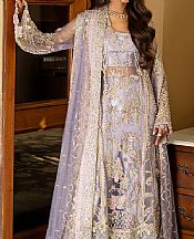 Mushq Lavender Net Suit- Pakistani Designer Chiffon Suit