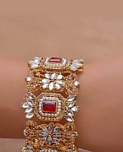 Women Bangles - Golden/Maroon