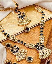 Necklace - Golden/Blue
