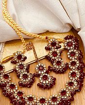 Necklace - Maroon