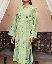 Light Green Lawn Suit (2 Pcs)- Pakistani Designer Lawn Dress