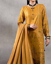 Nishat Mustard Jacquard Suit- Pakistani Winter Dress