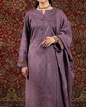 Nishat Dusky Purple Jacquard Suit- Pakistani Winter Dress