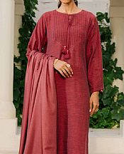 Nishat Maroon Yarn Dyed Suit- Pakistani Winter Clothing