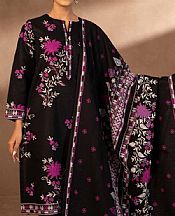 Nishat Black Khaddar Suit- Pakistani Winter Clothing