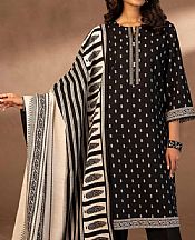 Nishat Black Khaddar Suit- Pakistani Winter Clothing