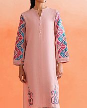 Nishat Light Pink Dobby Suit (2 pcs)- Pakistani Lawn Dress