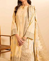 Nishat Sand Gold Jacquard Suit (2 pcs)- Pakistani Lawn Dress