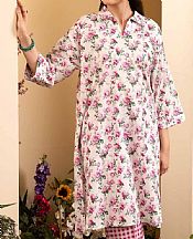 Nishat Pale Pink Cambric Suit (2 pcs)- Pakistani Lawn Dress