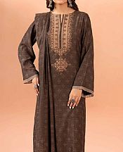 Nishat Deep Brown Jacquard Suit- Pakistani Lawn Dress