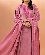 Nishat Pink Jacquard Suit- Pakistani Designer Lawn Suits