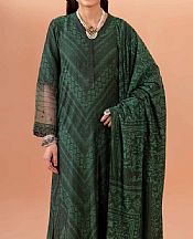 Nishat Green Jacquard Suit- Pakistani Lawn Dress