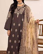 Nishat Woody Brown Cambric Suit- Pakistani Lawn Dress