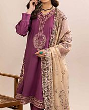 Nishat Mauve Cambric Suit- Pakistani Designer Lawn Suits