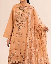 Nishat Peach Jacquard Suit- Pakistani Designer Lawn Suits