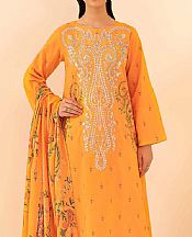 Nishat Mustard Lawn Suit- Pakistani Lawn Dress