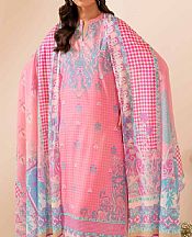 Nishat Soft Pink Lawn Suit- Pakistani Designer Lawn Suits