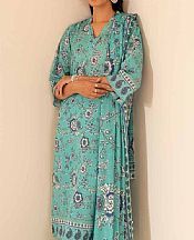 Nishat Turquoise Lawn Suit- Pakistani Lawn Dress