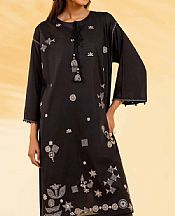 Nishat Black Cambric Suit (2 pcs)- Pakistani Lawn Dress