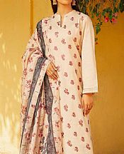 Nishat Light Apricot Cambric Suit- Pakistani Lawn Dress