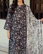 Nishat Black Lawn Suit (2 pcs)- Pakistani Designer Lawn Suits