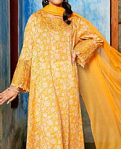 Nishat Light Orange Lawn Suit- Pakistani Designer Lawn Suits