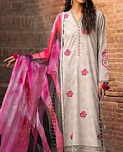 Nishat Grey Lawn Suit- Pakistani Lawn Dress