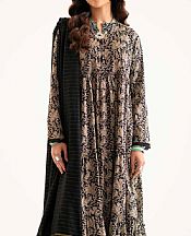 Nishat Black Lawn Suit- Pakistani Designer Lawn Suits