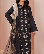 Nishat Black Cambric Suit- Pakistani Designer Lawn Suits