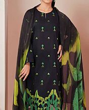 Nishat Black Cambric Suit- Pakistani Designer Lawn Suits