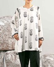 Nishat White/Black Lawn Suit (2 pcs)- Pakistani Lawn Dress