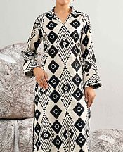 Nishat Black Lawn Suit (2 pcs)- Pakistani Designer Lawn Suits