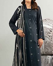 Nishat Black Lawn Suit (2 pcs)- Pakistani Designer Lawn Suits