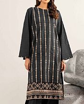 Nishat Black Lawn Suit (2 pcs)- Pakistani Designer Lawn Suits