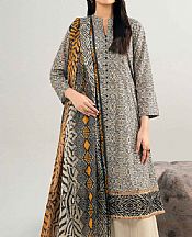 Nishat Black Lawn Suit- Pakistani Designer Lawn Suits