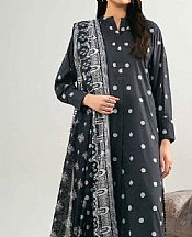 Nishat Black Lawn Suit- Pakistani Lawn Dress