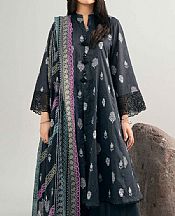 Nishat Black Lawn Suit- Pakistani Designer Lawn Suits