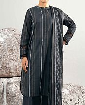 Nishat Black Lawn Suit- Pakistani Designer Lawn Suits