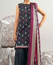Nishat Black Lawn Suit- Pakistani Lawn Dress
