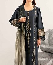 Nishat Black Cambric Suit- Pakistani Lawn Dress
