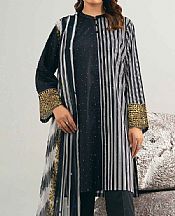 Nishat Black Cambric Suit- Pakistani Designer Lawn Suits